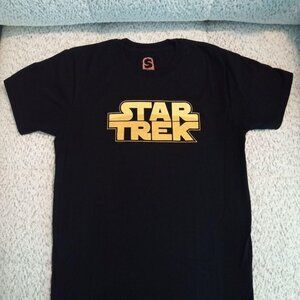 "Trek Wars" Funny Star Trek/Star Wars tshirt, size Small